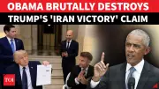 Obama Blasts Trump's Iran War: 'Costly Mistake, Spent Billions for What?'