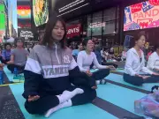 Om Chants Echo in Times Square on International Yoga Day 2026