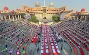 Over 1,000 Join BSF Punjab’s International Yoga Day Event at Attari Joint Check Post