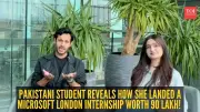 Pakistani Student's Microsoft London Placement Inspires Social Media