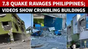 Philippines Earthquake: Terrifying Videos Show Buildings Collapse Amid Panic