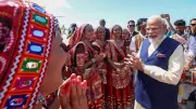 PM Modi arrives in Seychelles on three-day visit, gets grand welcome