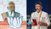 PM Modi Congratulates DK Shivakumar on Taking Oath as Karnataka CM