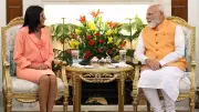 PM Modi Holds Talks with Venezuela's Acting President Delcy Rodriguez