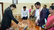 Praggnanandhaa Checkmates CM Vijay in Friendly Chess Showdown