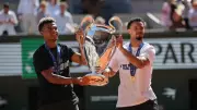 PSG Stars Bring Champions League Trophy to French Open at Roland Garros