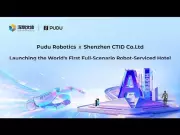 Pudu Robotics and Shenzhen CTID Launch World's First Full-Scenario Robot-Serviced Hotel