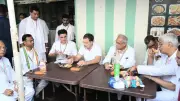 Rahul Gandhi Visits Abhanpur Training Camp, Stops at Tea Stall