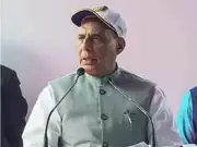 Rajnath Singh hails naval tri-commissioning as milestone in maritime capability