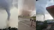 Rare Tornado-Like Storm Hits Tamil Nadu's Thoothukudi, Causes Damage