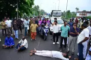 Residents Block NH Bypass in Kottayam Over Flooding, 500 Homes Affected