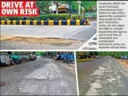 Road Restoration Woes Resurface in Nagpur's Civil Lines After PHE Lapses