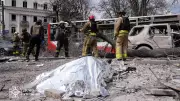 Russian drone strike kills three family members in Ukraine's Sumy region