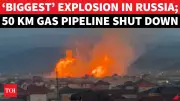Russian Town Evacuated After Gas Pipeline Explosions, 50-km Stretch Shut