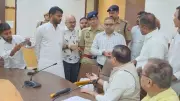 Sanjay Singh Confronts Officials Over Exam Paper Leaks in Prayagraj