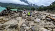 Search on for four missing in Arunachal flood; roads blocked by landslides