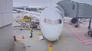 Several Lufthansa Staff Injured as Plane Nose Gear Collapses at Frankfurt Airport