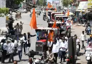 Shiv Sena (UBT) protests across Marathwada for unconditional farm loan waiver