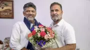 Shivakumar Credits Gandhi Family for His Rise Ahead of Karnataka CM Oath