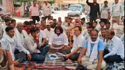 Sikar electricity staff protest after colleague attacked with iron rod