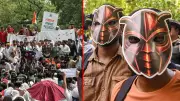 Six Detained as CJP's Jantar Mantar Protest Over NEET Leak Ends Peacefully