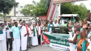 Tamil Nadu Farmers Protest Against Taxes on Agricultural Tractors