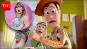 Taylor Swift Gets Toy Story VHS Signed by Tom Hanks and Tim Allen at Premiere