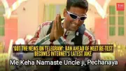 Telegram Ban Before NEET Re-test Sparks Meme Fest on Social Media