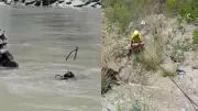 Three Dead, Four Missing as Pilgrims' Car Plunges into Alaknanda River