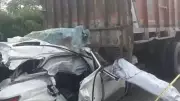 Three SHOs, driver killed as SUV hits truck in Bihar's Begusarai