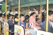 Toy Train Resumes at Davanagere Bal Bhavan After Covid Hiatus
