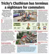 Trichy Frees Up Space Near Kamarajar Statue to Ease Bus Terminus Traffic