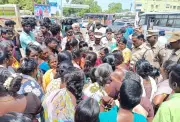 Trichy Residents Protest Tasmac Outlet Near Schools, Demand Closure