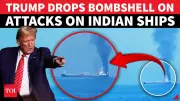 Trump Claims Iranian Drones Hit Indian-Crew Ships in Strait of Hormuz