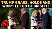 Trump's Grip on Brigitte Macron at G7 Summit Sparks Online Backlash