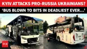 Ukraine Drone Strike Kills 7 in Bus Attack in Russian-Held Donetsk