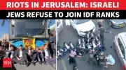 Ultra-Orthodox Jews Clash with Police in Jerusalem Over Military Draft