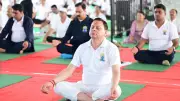 Uttarakhand CM Dhami leads mass yoga session on International Yoga Day