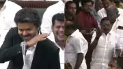 Vijay's Hand Gesture Steals Show in Tamil Nadu Assembly, DMK Walks Out