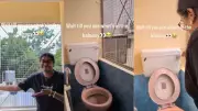 Viral Video Shows Bengaluru Apartment with Balcony Toilet, Sparks Hilarious Reactions