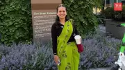 Woman Wears Grandmother's Saree to US, Fulfills Promise, Inspires Thousands
