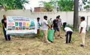Yamunanagar MC launches sanitation drive, plants saplings at Tejli Sports Complex