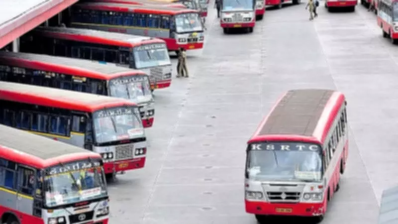 3 injured as KSRTC bus topples after lorry collision near Nandi Hills