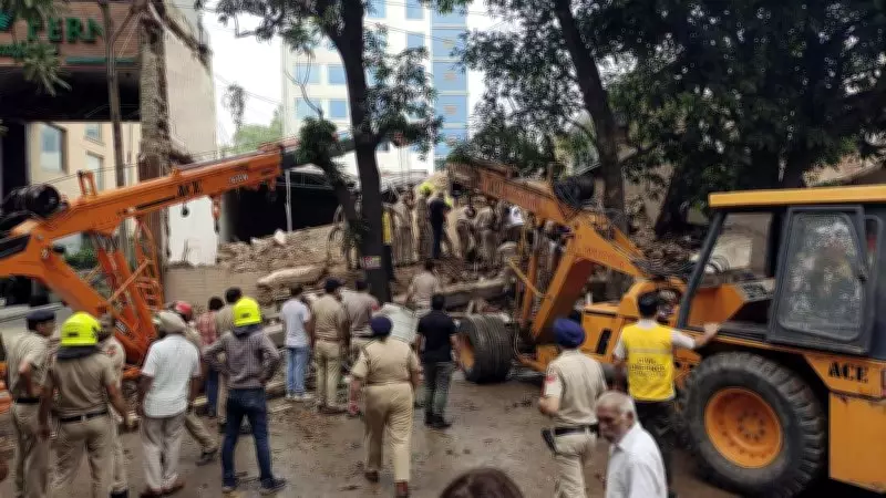 5 Rescued, 3 Feared Trapped in Chandigarh Building Collapse