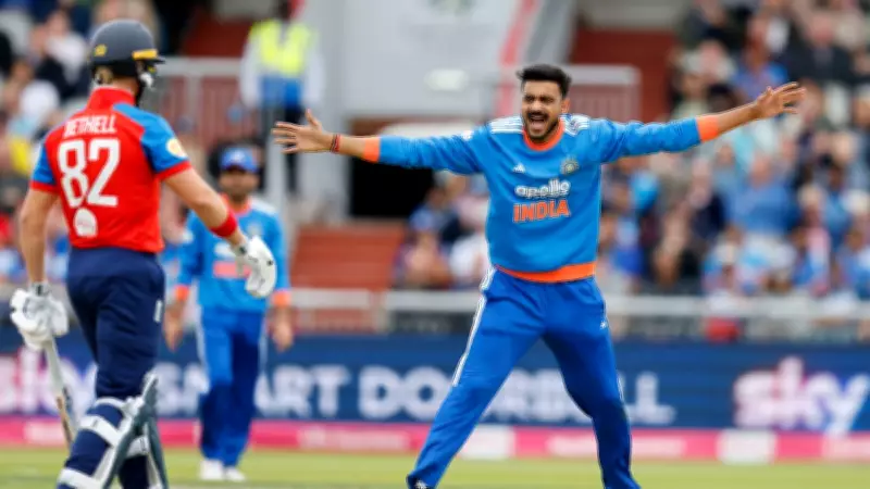 Axar Patel First Indian Spinner to Hit 6 Sixes in T20I Innings