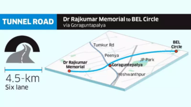 BDA Plans 4.5 km Underground Tunnel from Rajkumar Memorial to BEL Circle