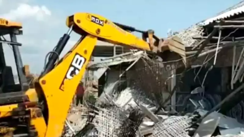 Cafe Owned by TMC Leader's Son Demolished for Land Encroachment