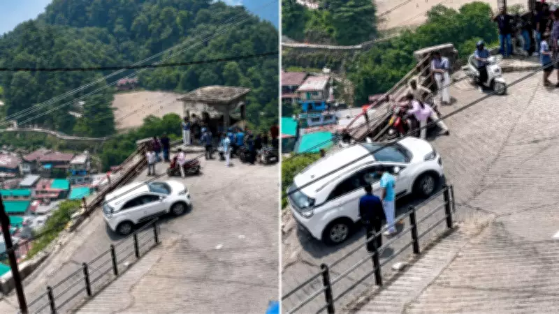 Car Stuck on Uttarakhand Hairpin Bend Sparks Driving School Debate