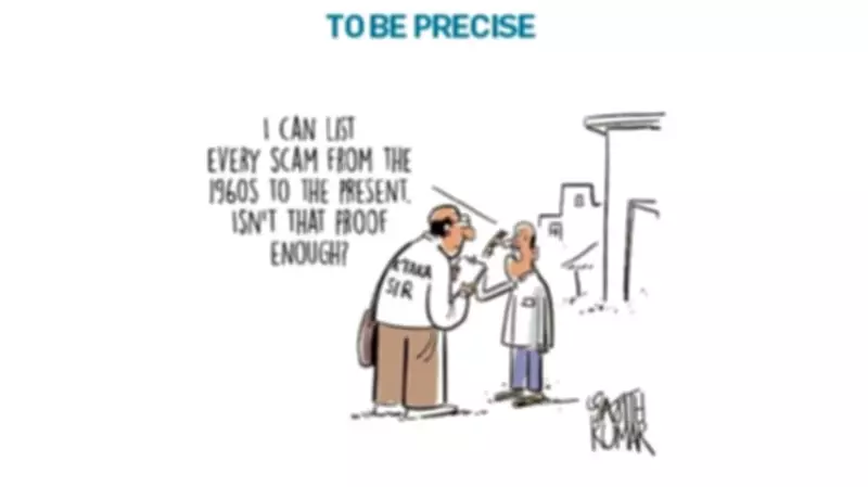 Cartoon Questions Proof in Modi Government's Claims