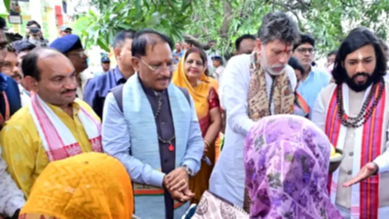 Chhattisgarh CM Vishnu Deo Sai Visits Leprosy Ashram, Hails It as Pilgrimage of Humanity